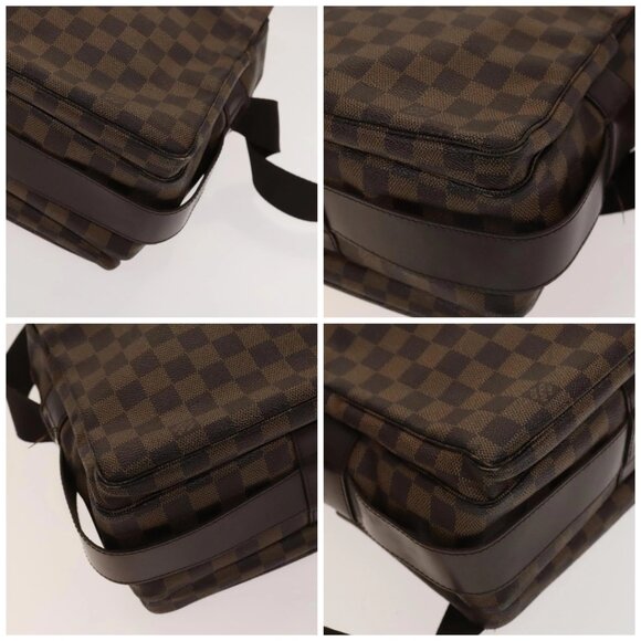 LOUIS VUITTON Damier Ebene Naviglio Shoulder Bag N45255 LV Auth BA4424 - Picture 16 of 16